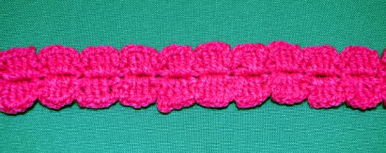 Puntilla N°58 en tejido a crochet