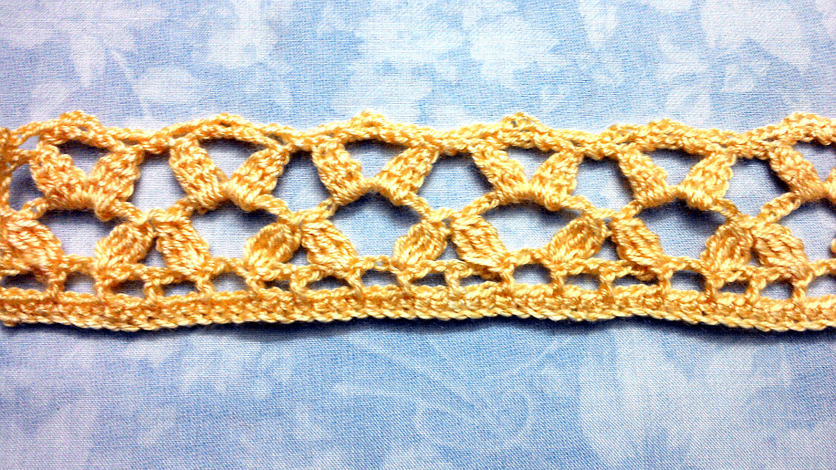 Puntilla N° 41 a crochet