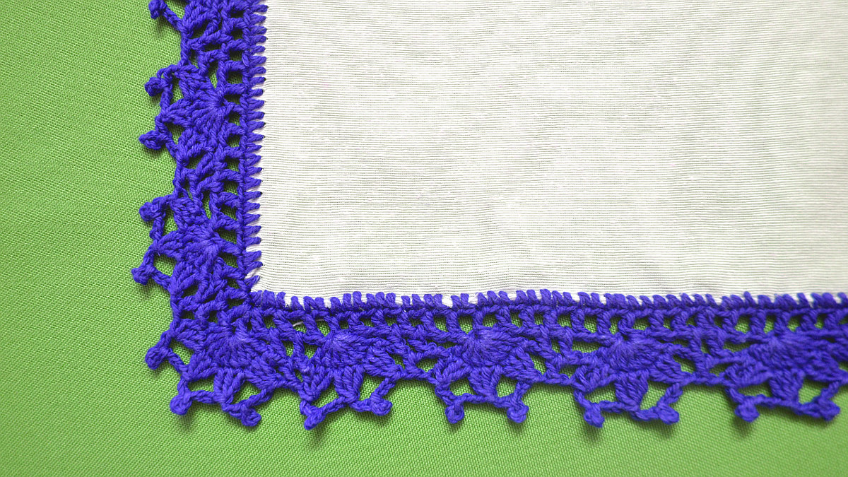 Pañuelo en tejido crochet