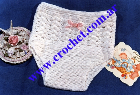 Conjunto para bautizo tejido a crochet