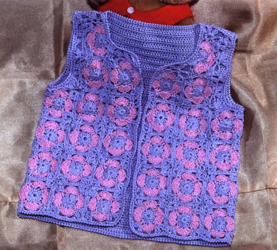Conjunto para niña en Tejido Crochet