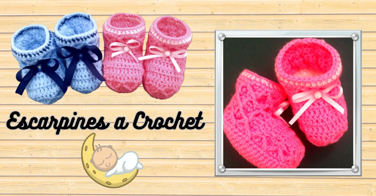 Escarpines para 2025 nena a crochet