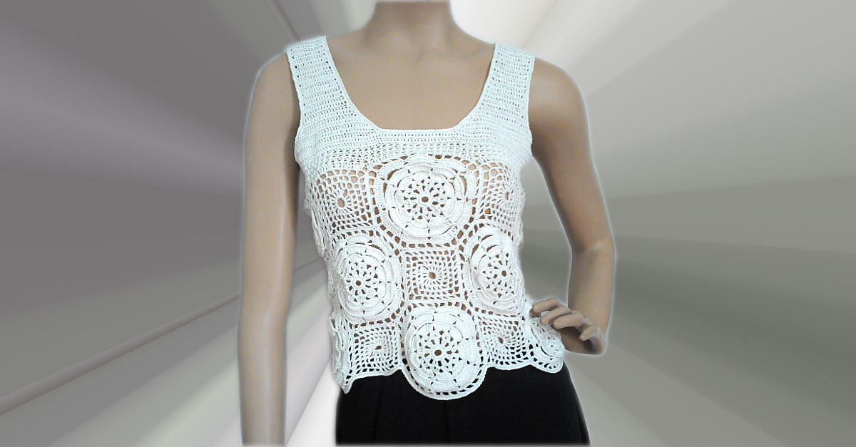 Musculosa crochet hotsell paso a paso