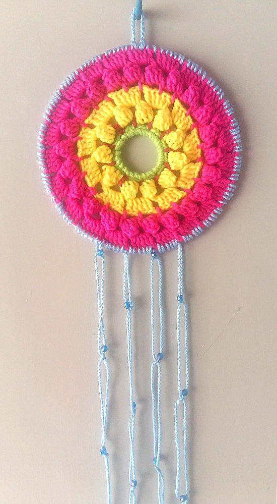 Atrapasueño Nº1 en tejido crochet