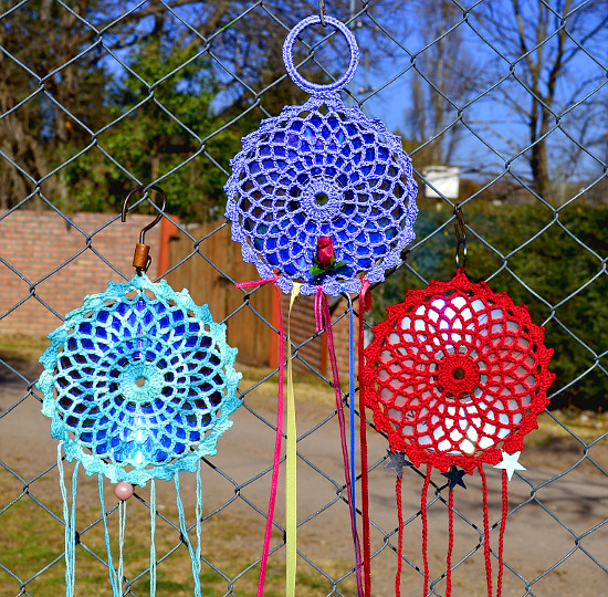 Atrapasueño Nº2 en tejido crochet