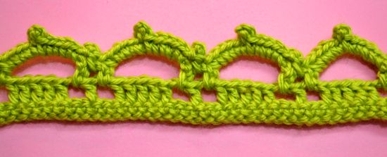 Puntilla N°53 en tejido a crochet