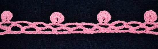 Puntilla N°55 en tejido a crochet