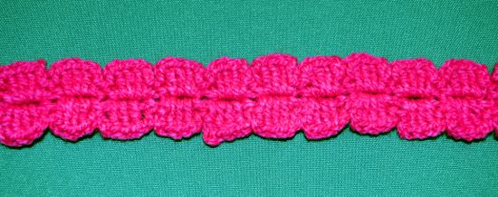 Puntilla N°58 en tejido a crochet