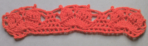 Puntilla N°61 en tejido a crochet