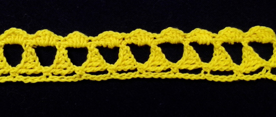 Puntilla N°9 en tejido a crochet