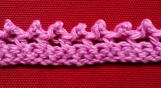 Puntilla N°12 en tejido a crochet