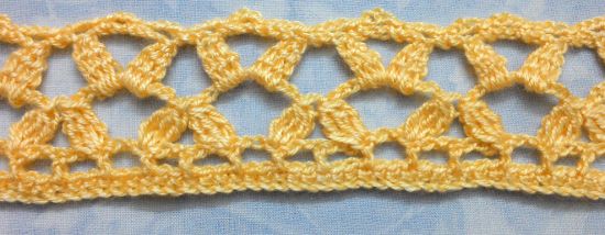 Puntilla N°41 en tejido a crochet