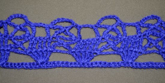 Puntilla N°57 en tejido a crochet