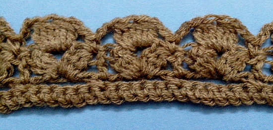 Puntilla N°11 en tejido a crochet