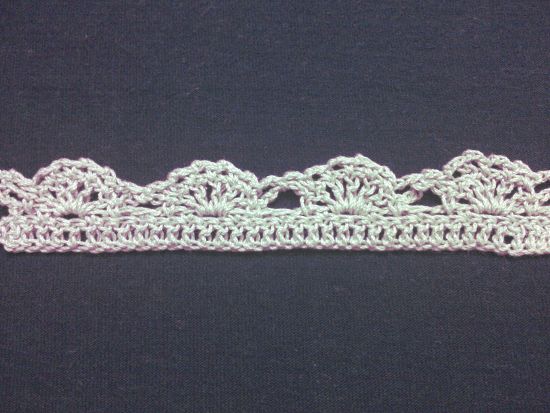 Puntilla N°37 en tejido a crochet