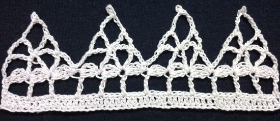 Puntilla N°40 en tejido a crochet