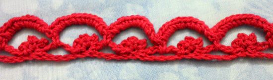 Puntilla N°26 en tejido a crochet