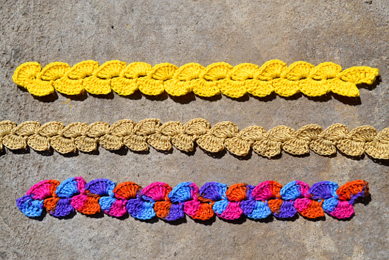 Puntilla N°65 en tejido a crochet