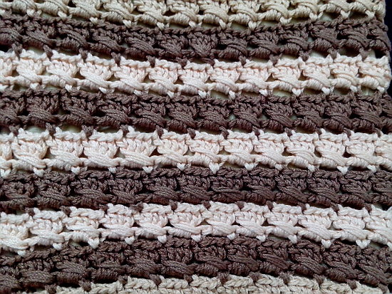 Punto 1 tejido a crochet