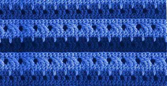 Punto 17 tejido a crochet