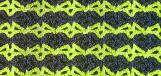 Punto 18 tejido a crochet