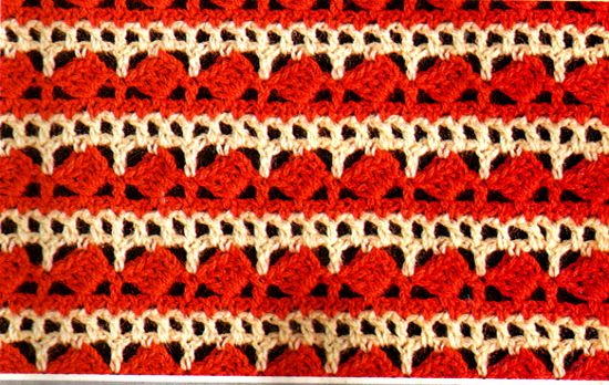 Punto 25 tejido a crochet