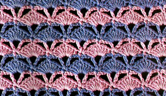 Punto 32 tejido a crochet