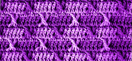 Punto 43 tejido a crochet