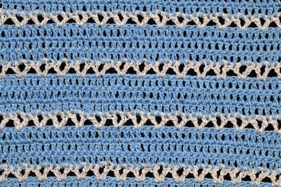 Punto 47 tejido a crochet