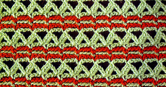 Punto 5 tejido a crochet