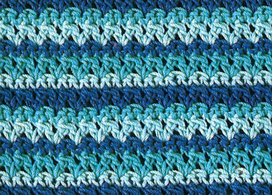 Punto 7 tejido a crochet