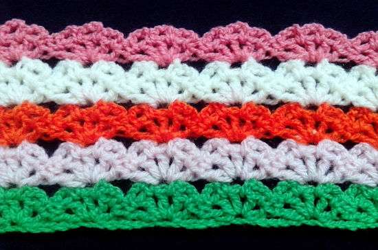 Punto 72 tejido a crochet