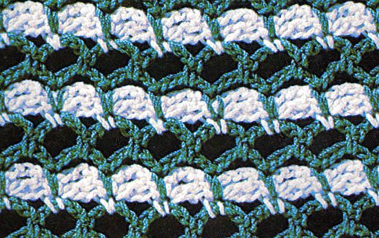 Punto 8 tejido a crochet