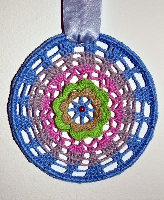 Mandala Nº2 en tejido crochet