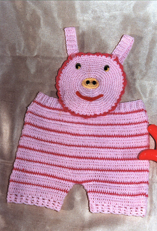 Enterito para bebe tejido a crochet