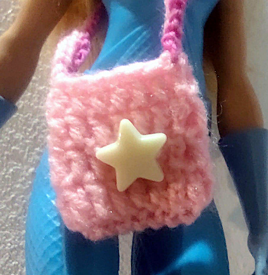 Mini morral a crochet