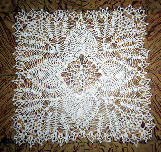 Foto del tejido a crochet de Patricia Zambrano