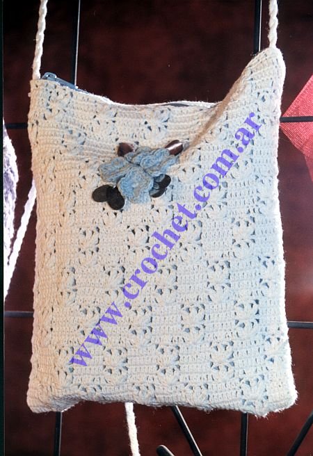Bolso f cil a crochet