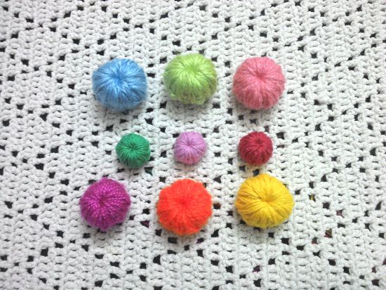 botones en tejido crochet