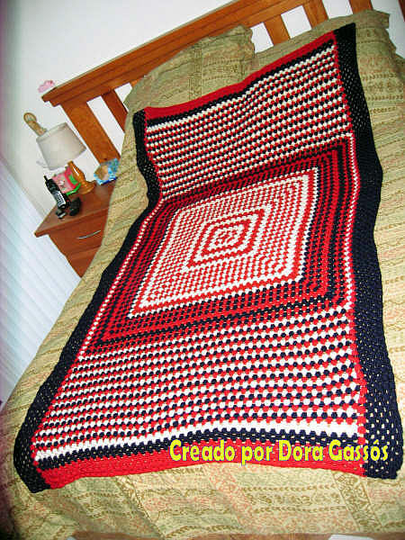 Foto del tejido a crochet de Dora