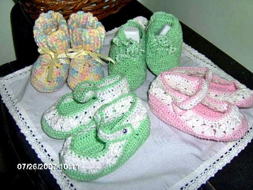 Foto del tejido a crochet de Evelín