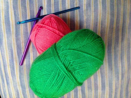 Hilos y agujas a crochet