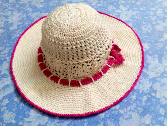Sombrero playero vista 2