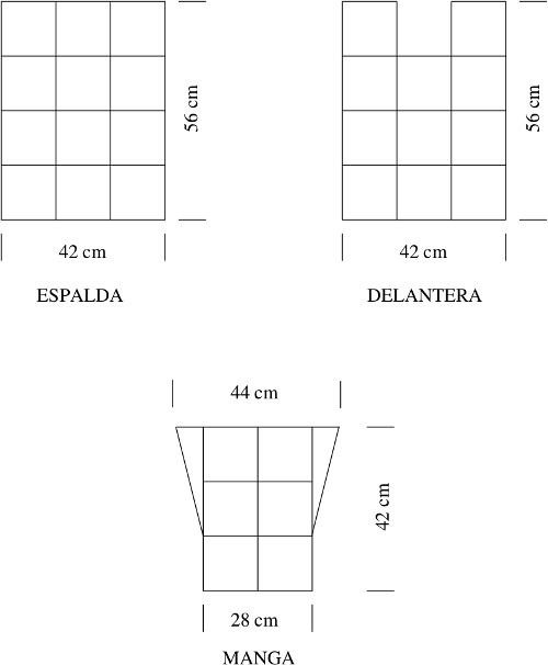Casaca multicolor